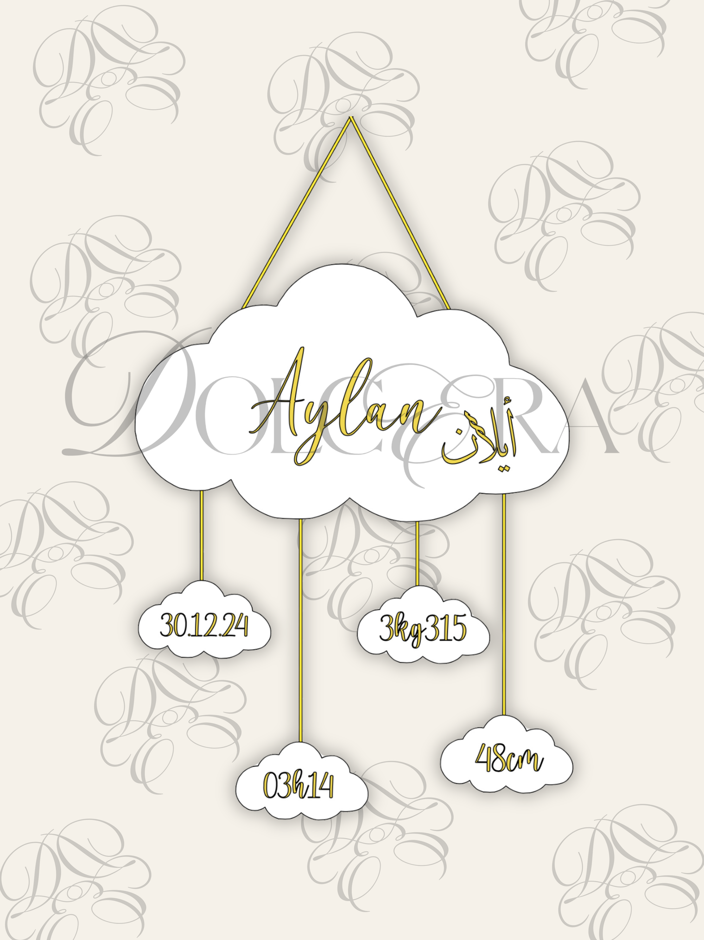 Prévisualisation - Le Nuage Naissance de Bébé