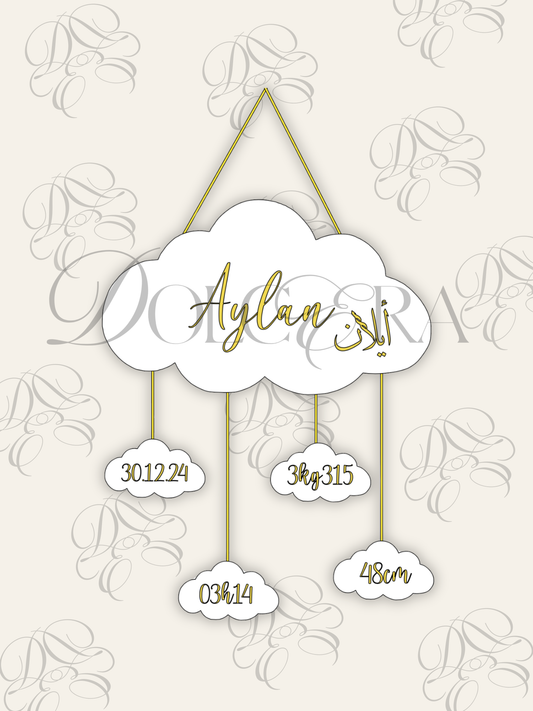 Prévisualisation - Le Nuage Naissance de Bébé