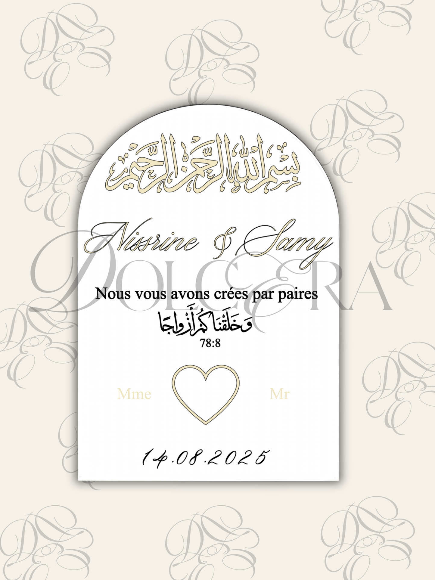 Prévisualisation - Arche Classy Coeur d’Empreintes